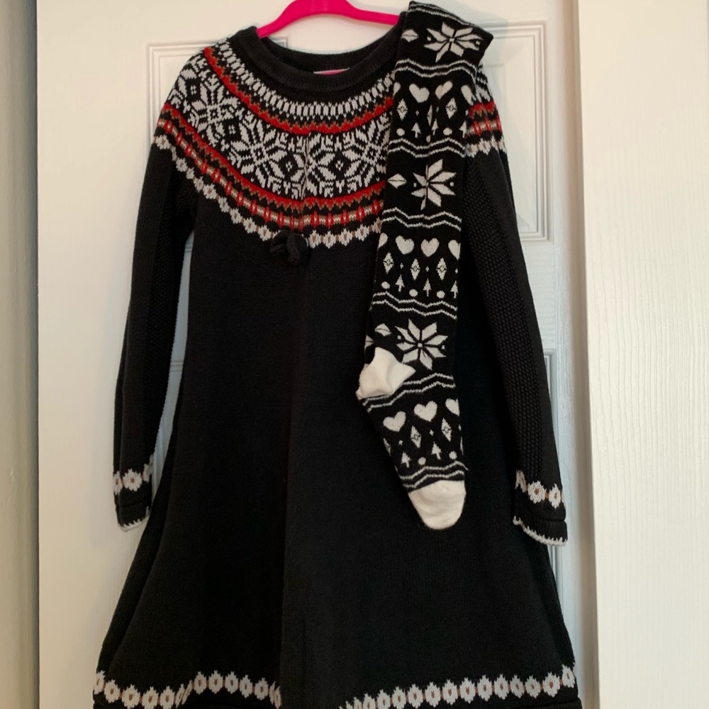 Hanna Andersson Fair Isle Sweater Dress